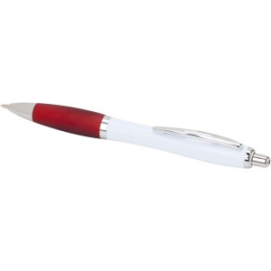 Nash recycled plastic ballpoint pen (blue ink), Red (Plastic pen)