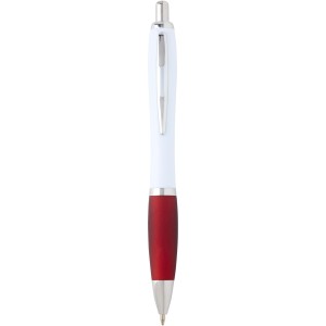 Nash recycled plastic ballpoint pen (blue ink), Red (Plastic pen)