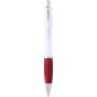 Nash recycled plastic ballpoint pen (blue ink), Red