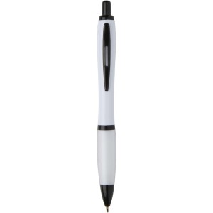 Nash recycled plastic ballpoint pen with black trims (black  <font size=1>[ENG]</font>