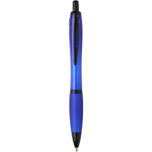 Nash recycled plastic ballpoint pen with black trims (black  <font size=1>[ENG]</font>