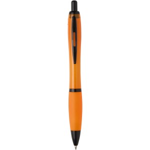 Nash recycled plastic ballpoint pen with black trims (black  <font size=1>[ENG]</font>