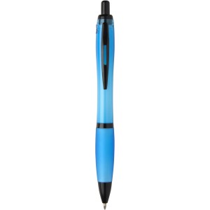 Nash recycled plastic ballpoint pen with black trims (black  <font size=1>[ENG]</font>