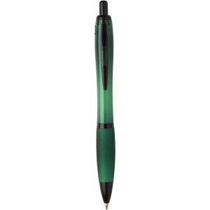 Nash recycled plastic ballpoint pen with black trims (black  <font size=1>[ENG]</font>