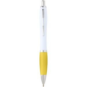 Nash recycled plastic ballpoint pen (blue ink), Yellow <font size=1>[ENG]</font>