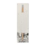 Natural pencil in seeded pouch, White <font size=1>[ENG]</font> (MO2257-06)