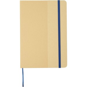 Nelida A5 recycled cardboard hard cover notebook, Ocean blue (Notebooks)