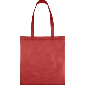 Nonwoven (80 gsm) shopping bag Taye, red <font size=1>[ENG]</font>