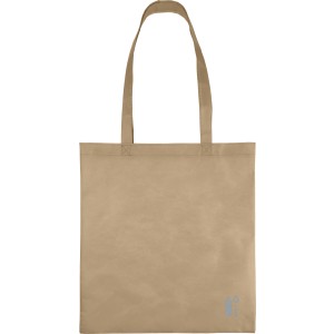 Recycled nonwoven (80 gsm) shopping bag Vian, khaki <font size=1>[ENG]</font>