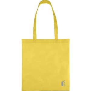 Recycled nonwoven (80 gsm) shopping bag Vian, yellow <font size=1>[ENG]</font>