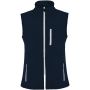 Nevada unisex softshell bodywarmer, Navy Blue