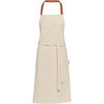 Nia 200 g/m2 recycled cotton apron, Brick (11332532)