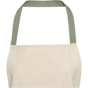 Nia 200 g/m2 Schrze aus recycelter Baumwolle, heather grn (Kchentextilien)