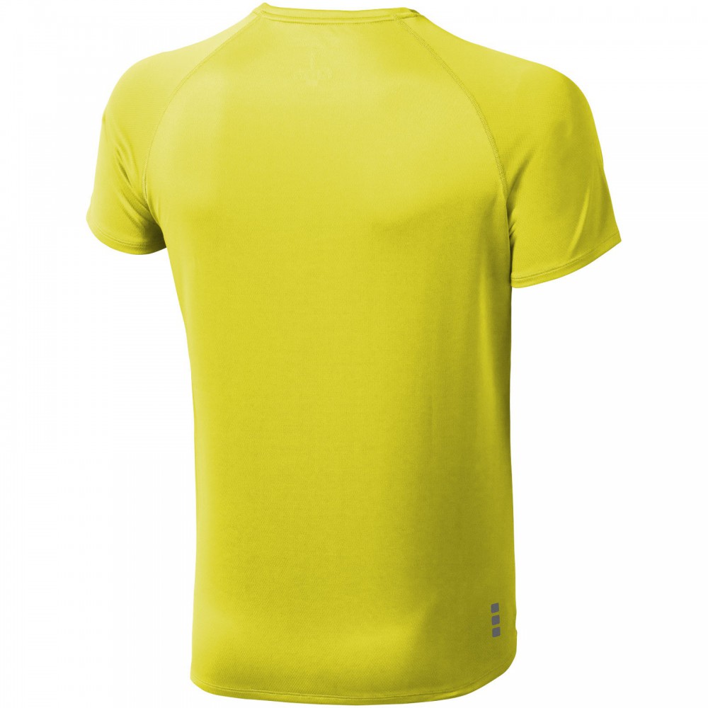 Printed Niagara short sleeve men's cool fit t-shirt, neon yellow, XS (T ...