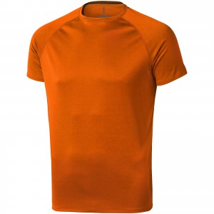 Niagara short sleeve men's cool fit t-shirt, Orange (T-shirt, mixed fiber, synthetic)