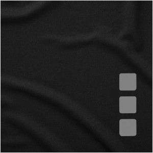 Niagara short sleeve men's cool fit t-shirt, solid black (T-shirt, mixed fiber, synthetic)