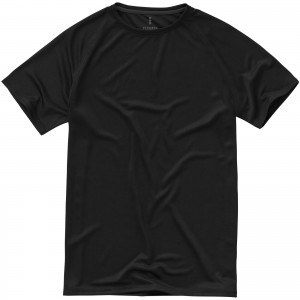 Niagara short sleeve men's cool fit t-shirt, solid black (T-shirt, mixed fiber, synthetic)