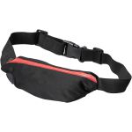 Nicolas flexible sports waist bag, Red (12617604)