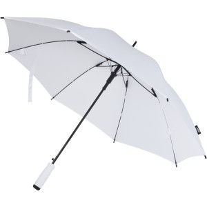 Niel 23" Automatikregenschirm aus recyceltem PET, weiss