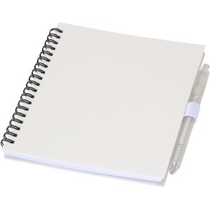 Niove recycled plastic soft cover notebook and ballpoint pen <font size=1>[ENG]</font>
