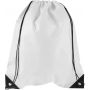 Nonwoven (80 gr/m2) drawstring backpack Nathalie, white