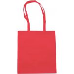 Nonwoven carrying/shopping bag, red (6227-08CD)