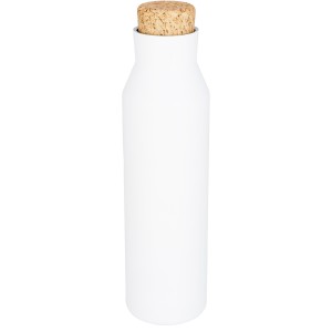 Norse copper vacuum insulated bottle with cork, White (Thermos)