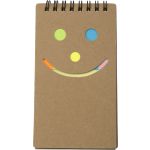 Notebook with sticky notes., brown (5351-11CD)