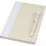 Dairy Dream A5 size reference notebook and ballpoint pen set, White