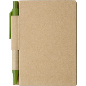 Paper notebook Cooper, light green (Notebooks)