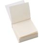 Recycled milk carton note block Thalassa, White