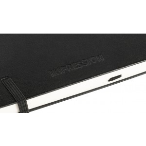 Cardboard notebook Chanelle, black (Notebooks)