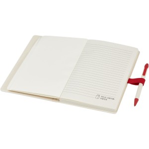 Dairy Dream A5 size reference notebook and ballpoint pen set, Red (Notebooks)