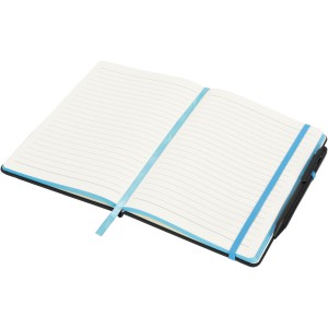 Noir Edge medium notebook, solid black,Blue (Notebooks)