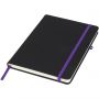 Noir medium notebook, solid black,Purple