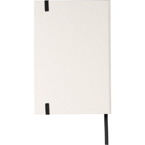 Recycled milk carton notebook A5 Hudson, White (Notebooks)