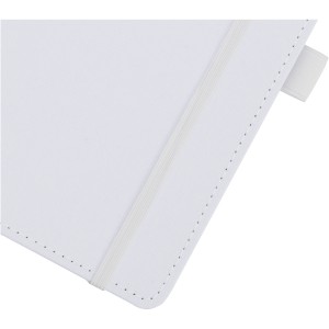 Thalaasa ocean-bound plastic hardcover notebook, White (Notebooks)
