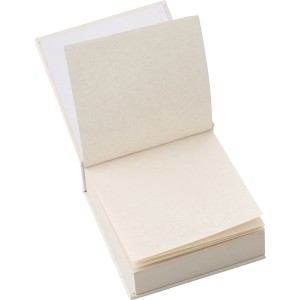 Recycelter Milchkarton Notizblock Thalassa, CremeWei