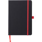 Notizbuch aus Kunststoff Charlene, Rot (8384-08CD)