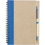 Notizbuch aus recyceltem Papier Stella, Hellblau (2715-18CD)