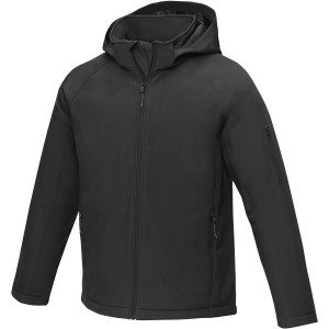 Notus men's padded softshell jacket, Solid black (Jackets)