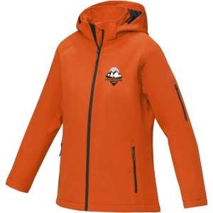 Notus women's padded softshell jacket, Orange (Jackets)