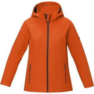 Notus women's padded softshell jacket, Orange (Jackets)