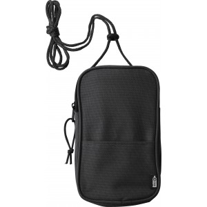 Polyester rPET (600D) Umhngetasche Gracelyn, Schwarz