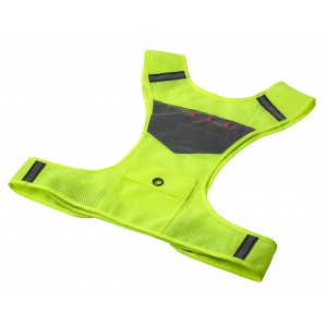 Nylon (600D) safety vest Minna, yellow (Reflective items)