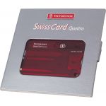 Nylon Victorinox SwissCard Quatro multitool, red (5153-08)