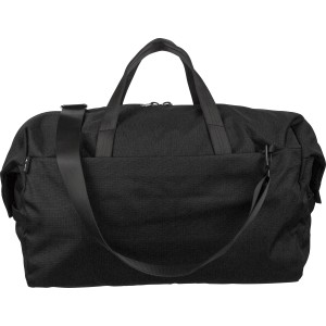 rPET (300D) polyester Ocean Bound sports bag Niv, black <font size=1>[ENG]</font>