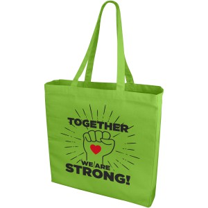 Odessa 220 g/m2 cotton tote bag, Lime (cotton bag)