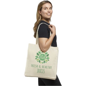 Odessa 220 g/m2 cotton tote bag, Lime (cotton bag)