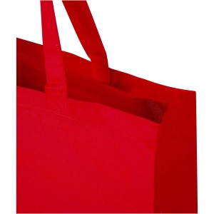 Odessa 220 g/m2 GRS recycled cotton large tote bag, Red (Shopping bags)